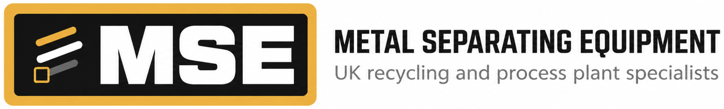 MSE Metal Separating Equipment UK recycling and process plant specialists